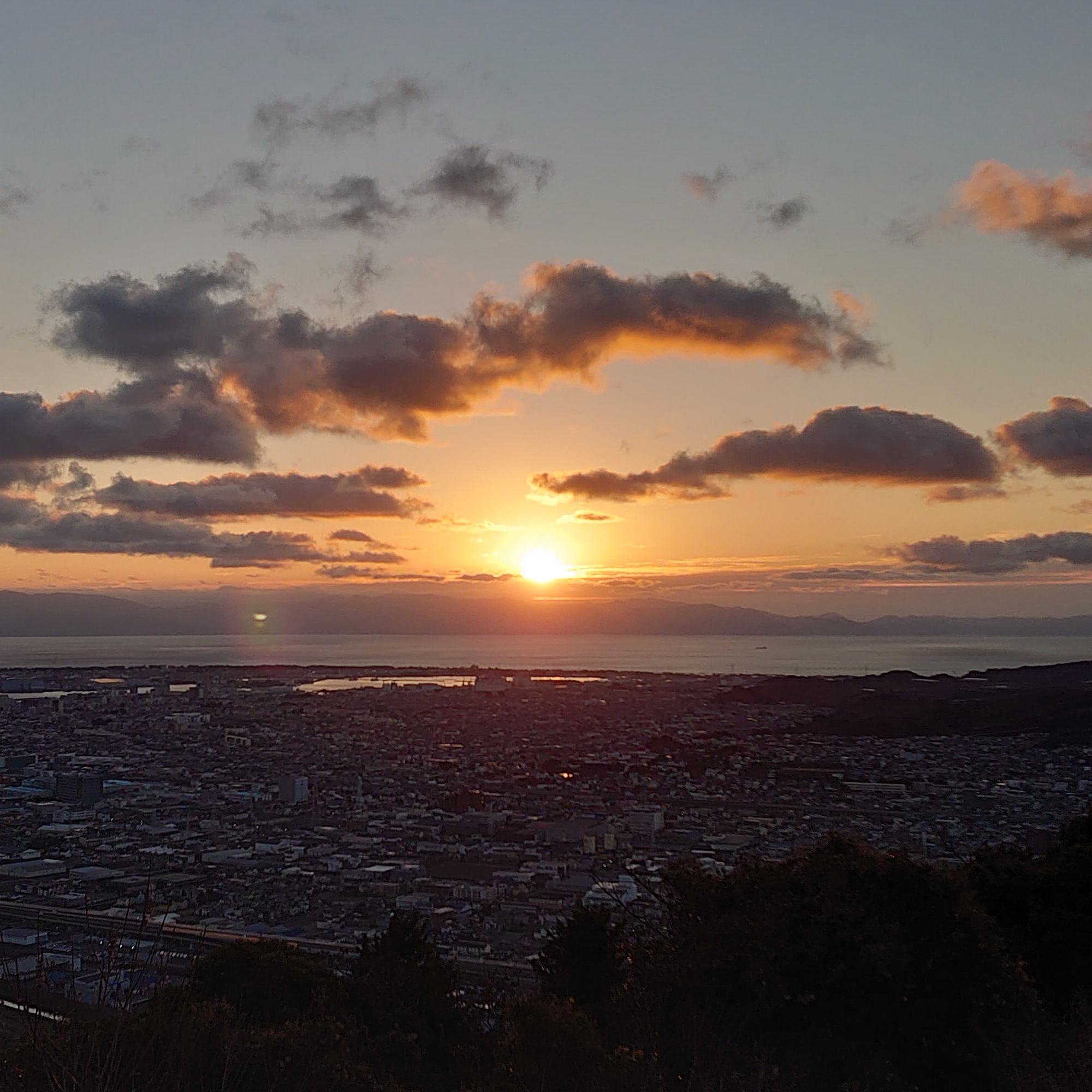 梶原山公園｜夜明け
