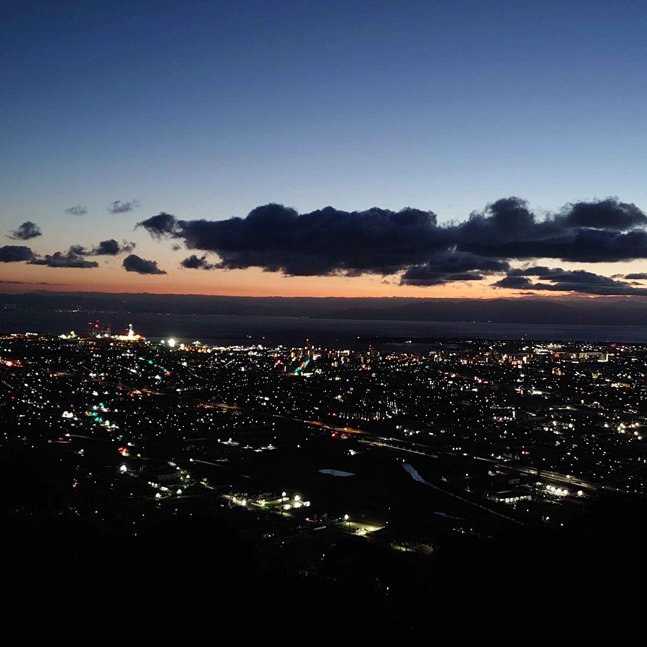 梶原山公園｜夜明け
