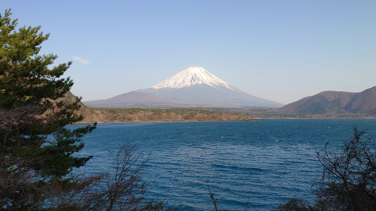 富士山と本栖湖